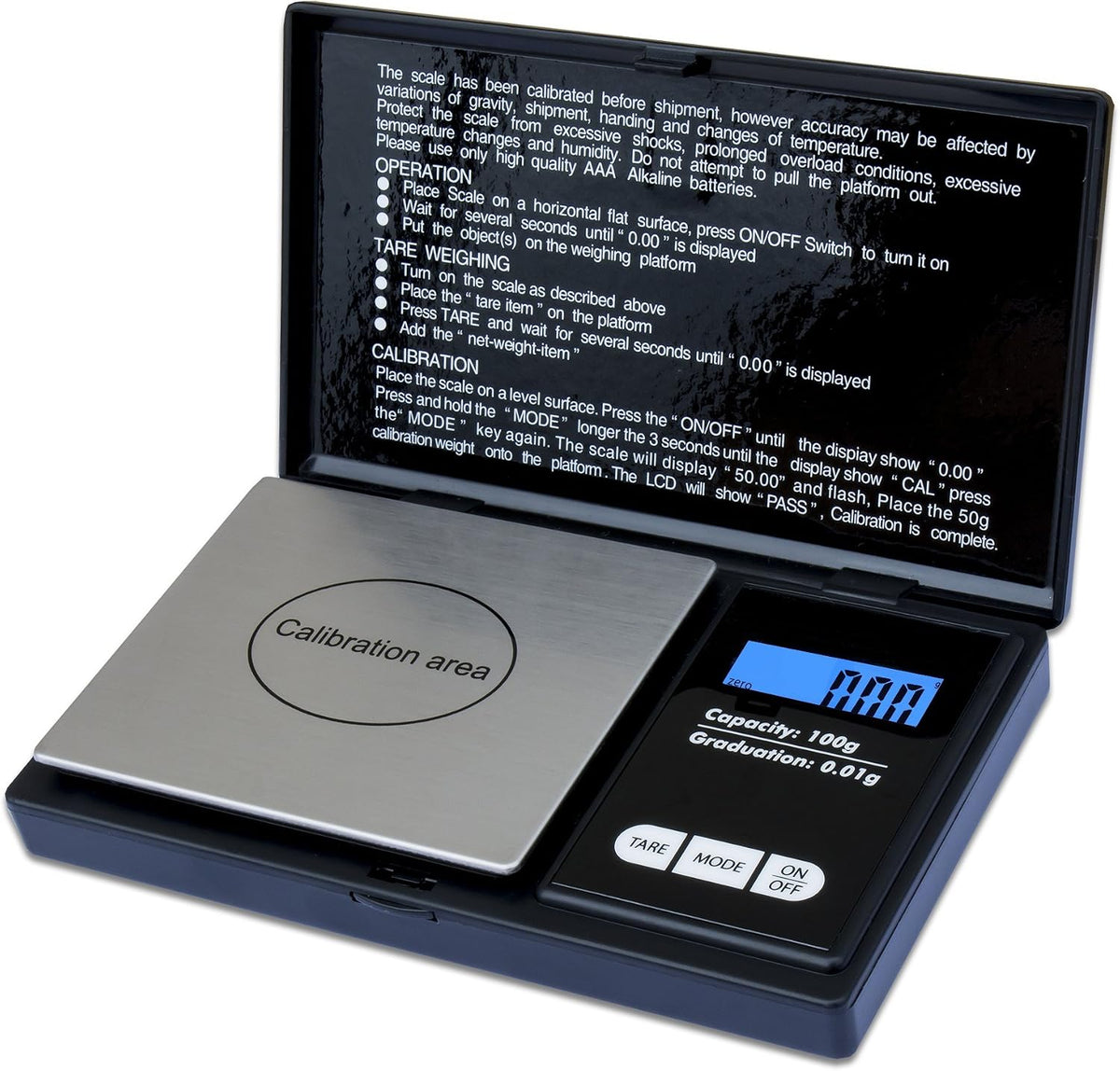 WeighMax 3805 Digital Pocket Scale 100g x 0.01g