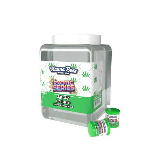 KANNA BOSS EXOTIC FLOWER JAR AK-47 - 20ct