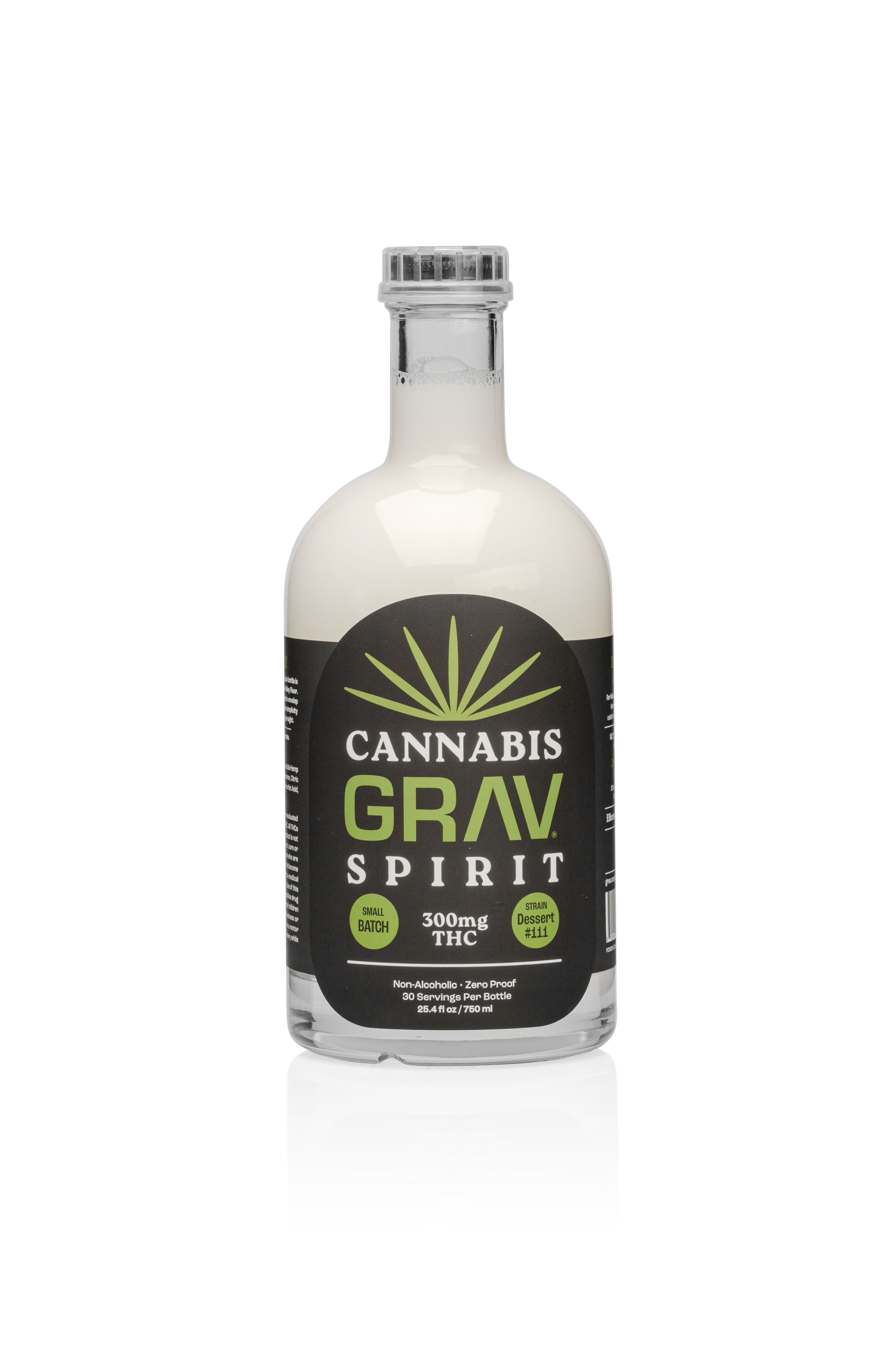 GRAV® Cannabis Spirit 300mg 750ml Bottle