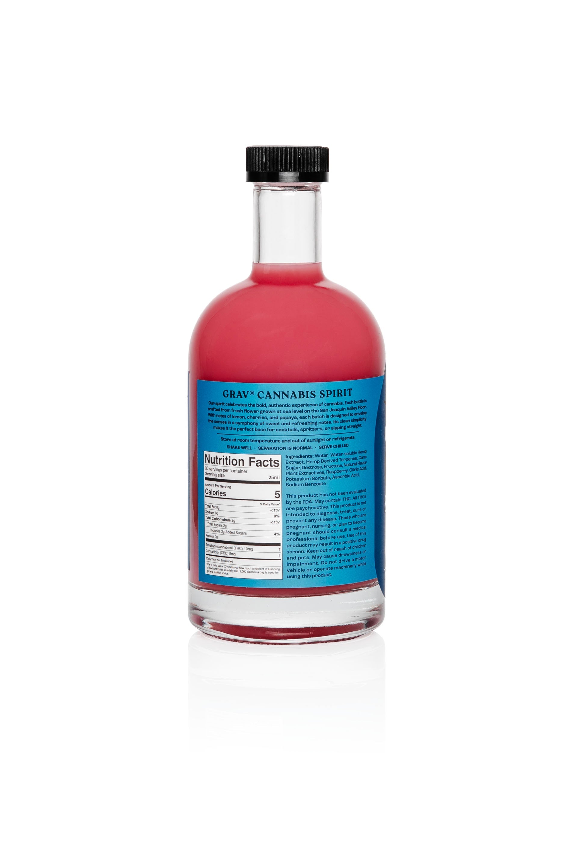 GRAV® Cannabis Spirit 300mg 750ml Bottle