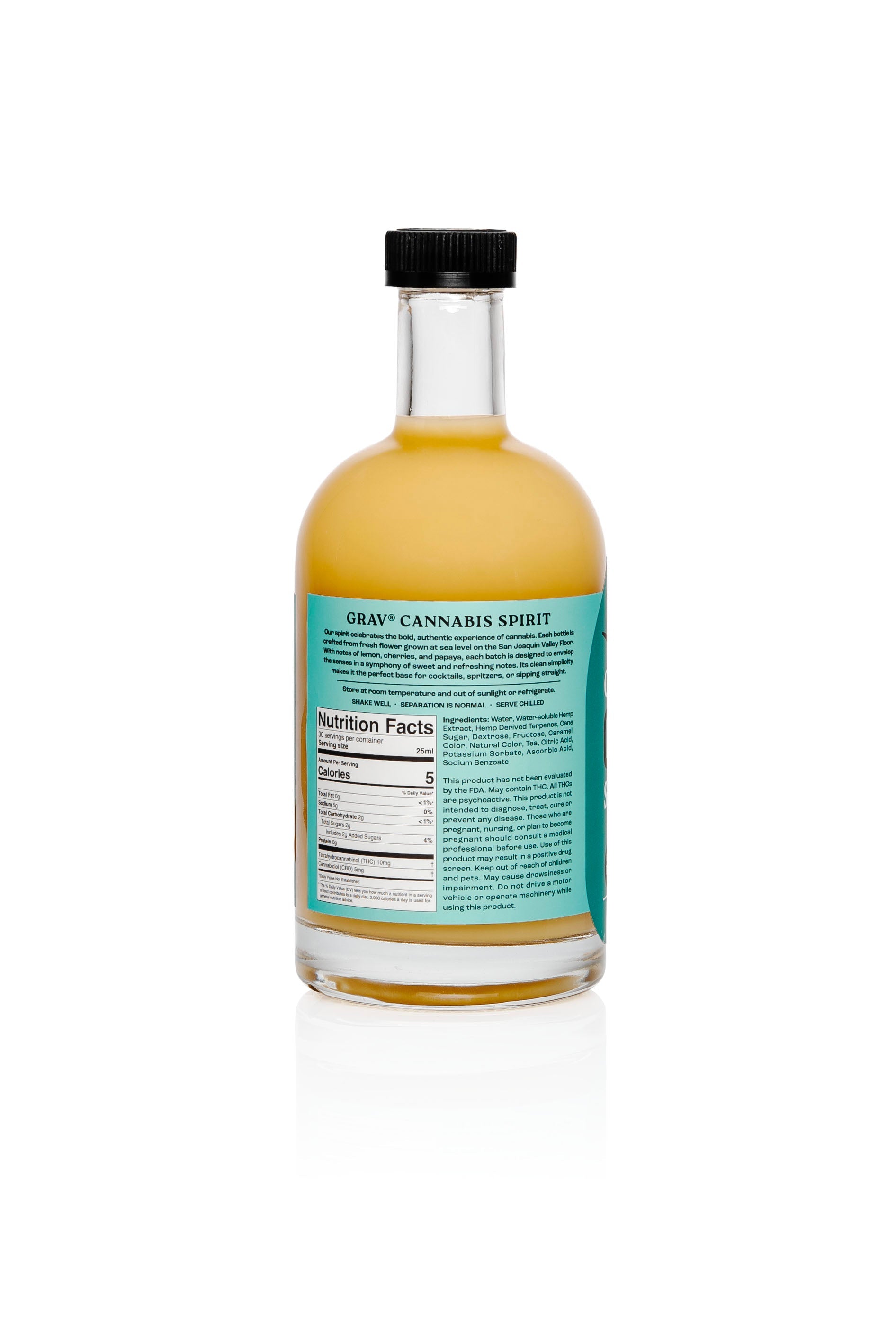 GRAV® Cannabis Spirit 300mg 750ml Bottle