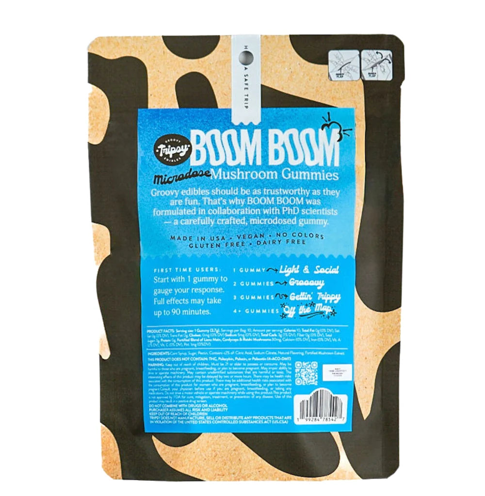 Tripsy Boom Boom Mushroom Gummies 10ct
