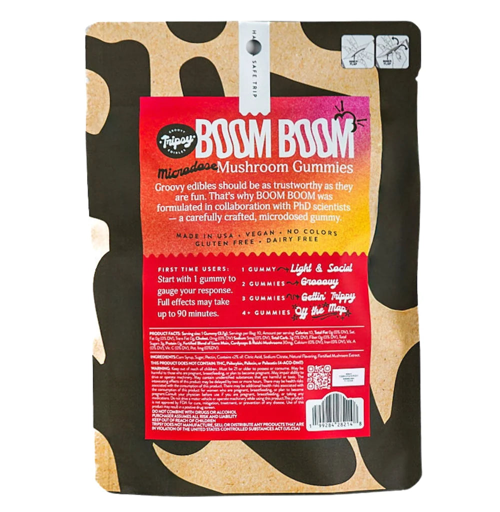 Tripsy Boom Boom Mushroom Gummies 10ct