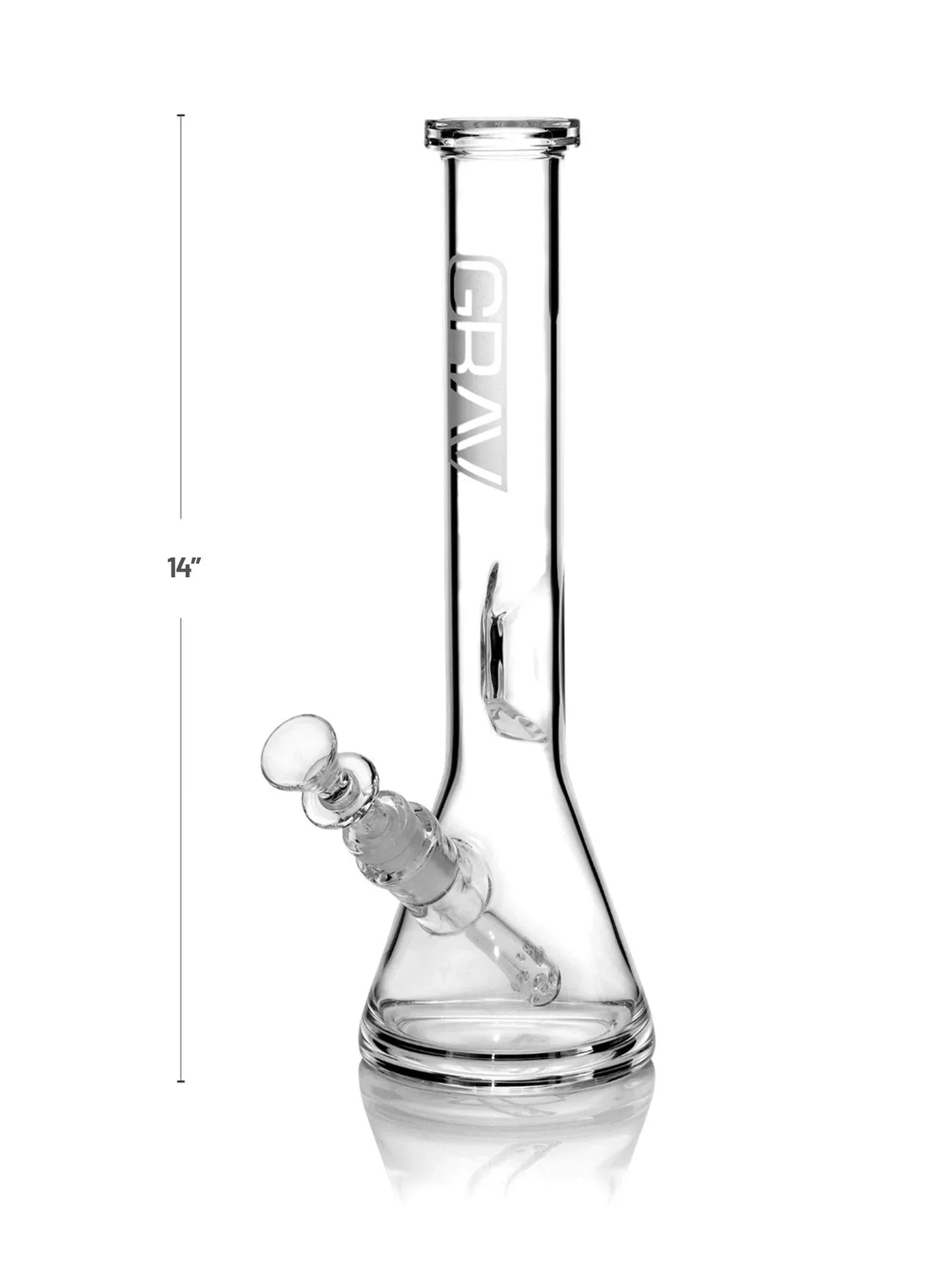 GRAV® Medium, Clear Beaker Base Water Pipe