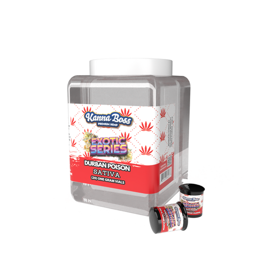 KANNA BOSS EXOTIC FLOWER JAR DURBAN POISON - 20ct