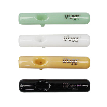 Uber Glass 4" Steamroller w/ Stand - Solid Colors