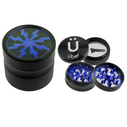 Uber 2.0 Grinder 2" 4pc CNC w/ Screen