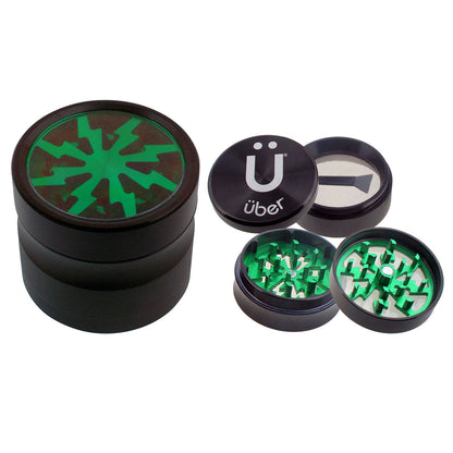 Uber 2.0 Grinder 2" 4pc CNC w/ Screen