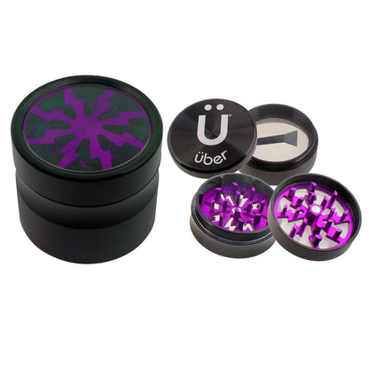 Uber 2.0 Grinder 2" 4pc CNC w/ Screen