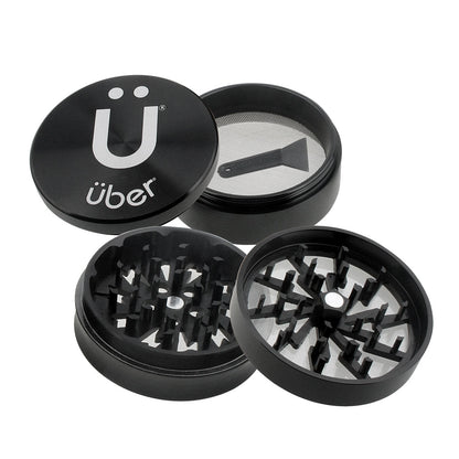 Uber 2.0 Grinder 2.5" 4pc CNC w/ Screen