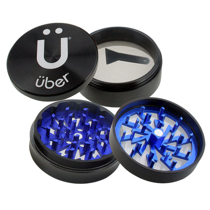 Uber 2.0 Grinder 2.5" 4pc CNC w/ Screen