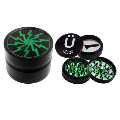 Uber 2.0 Grinder 2.5" 4pc CNC w/ Screen