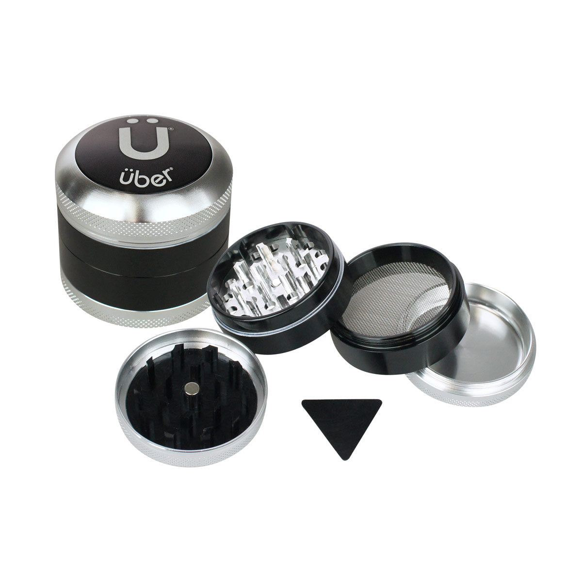 Uber 3.0 Grinder 2" 4pc CNC w/ Screen