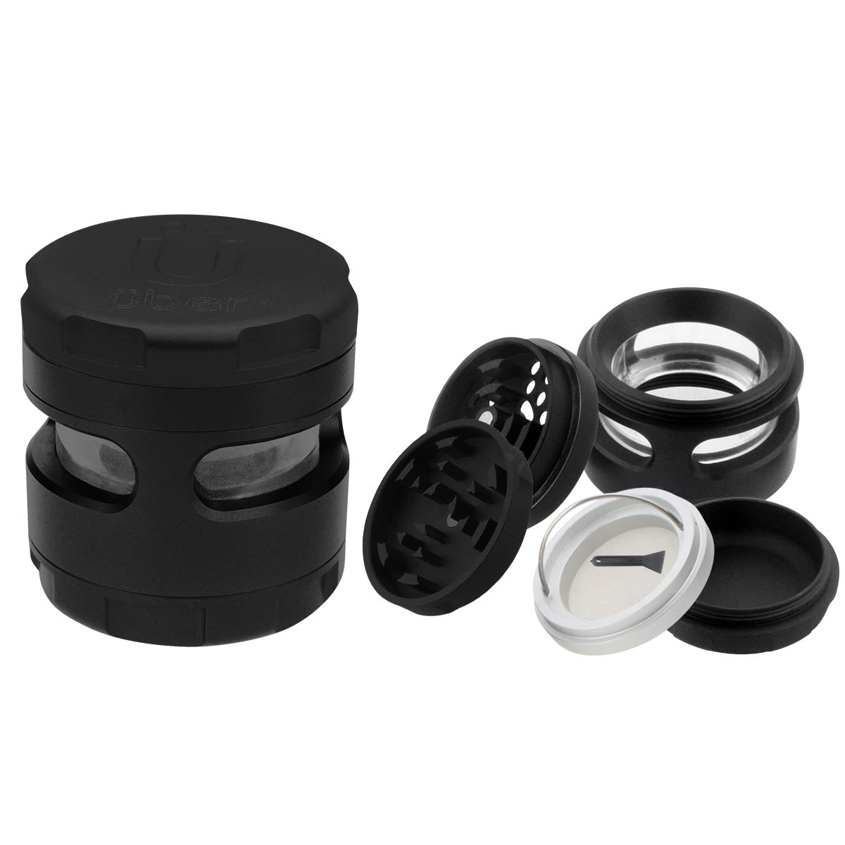 Uber 4.0 Grinder 4pc 2.5" 63mm CNC w/ Window