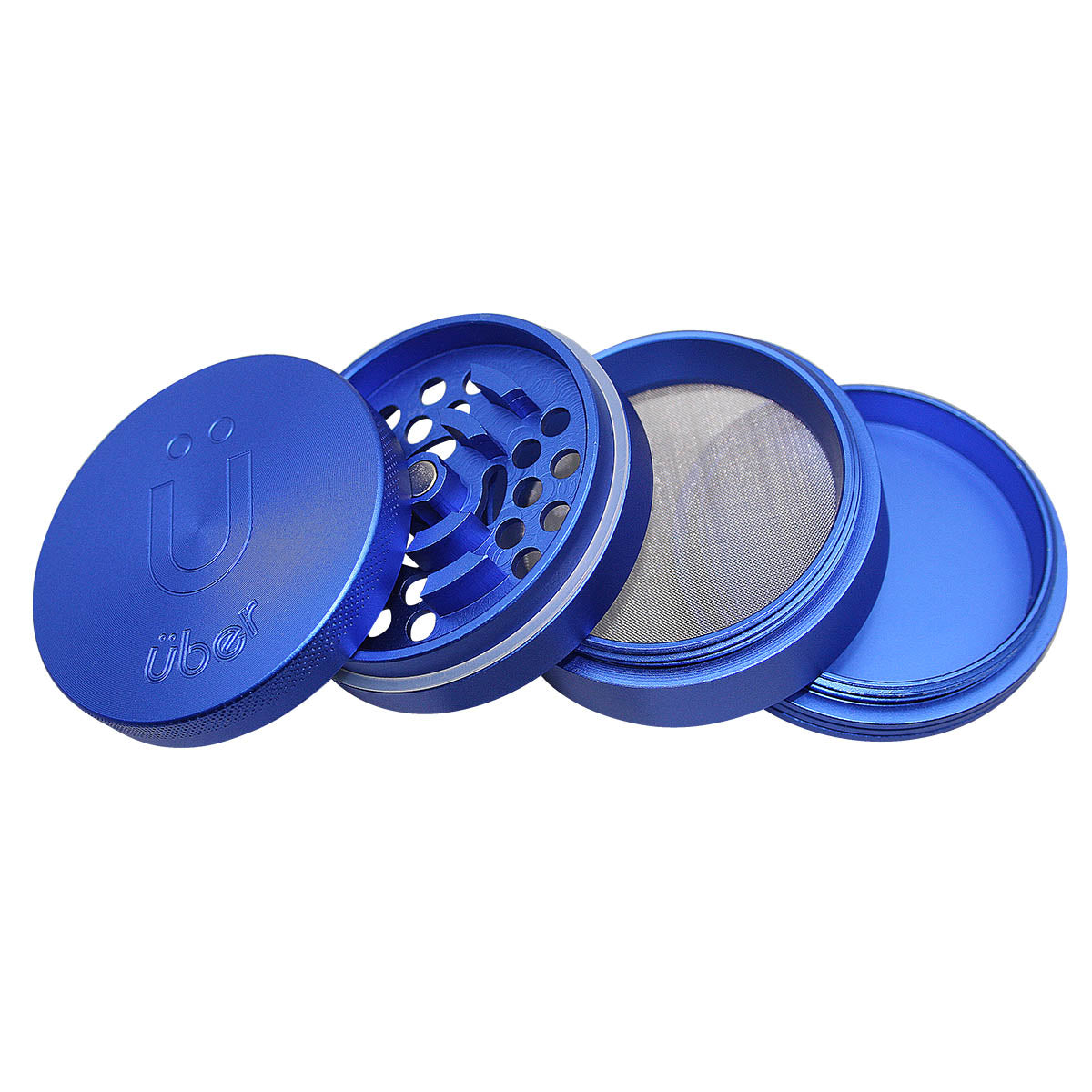 Uber 5.0 Grinder 4pc 2.5" 63mm CNC - Matte