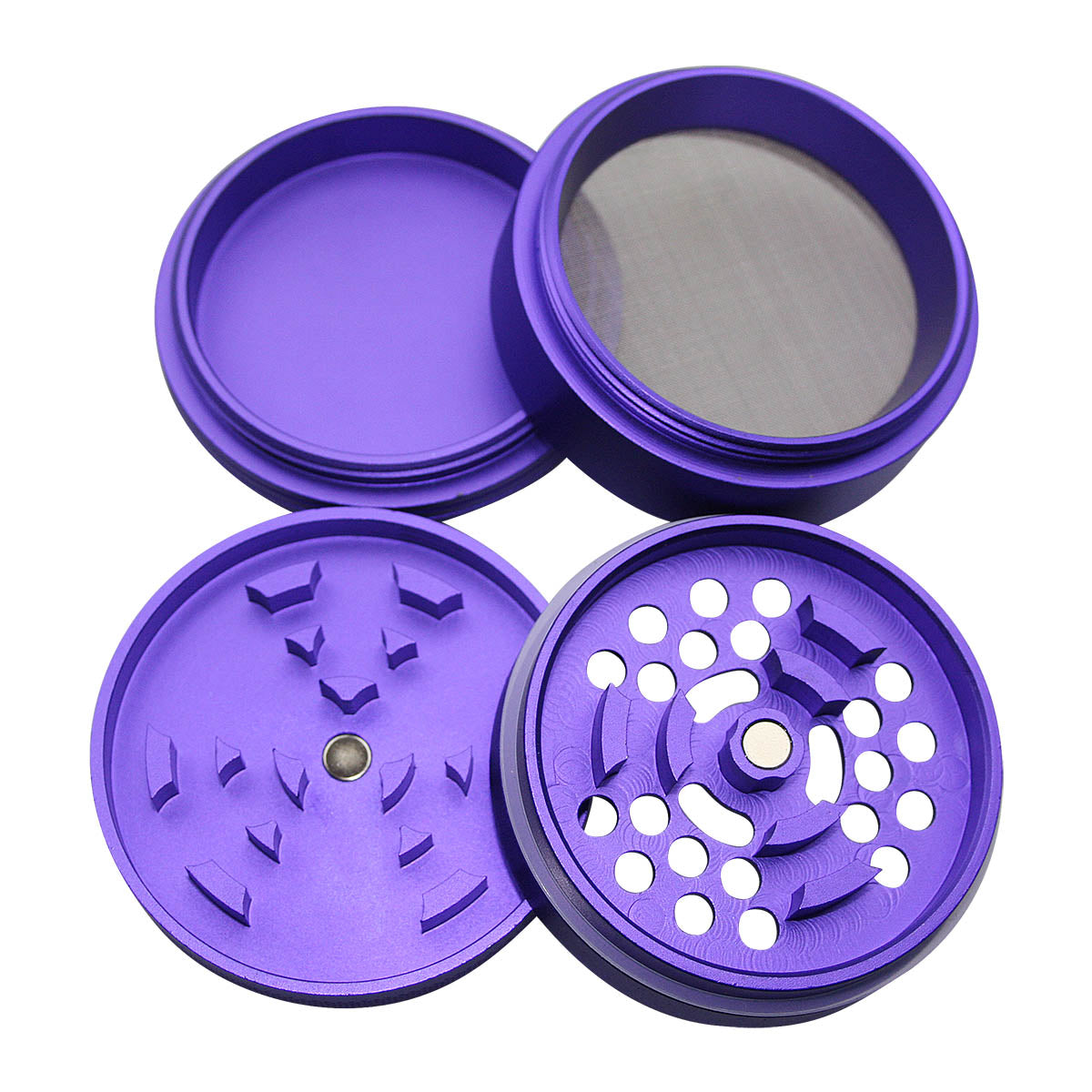 Uber 5.0 Grinder 4pc 2.5" 63mm CNC - Matte