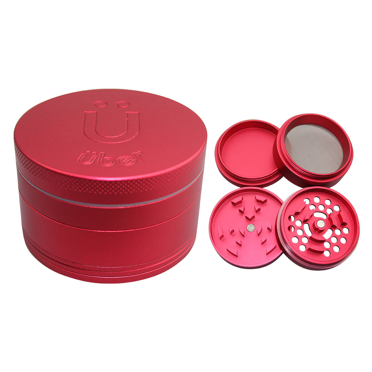 Uber 5.0 Grinder 4pc 2.5" 63mm CNC - Matte