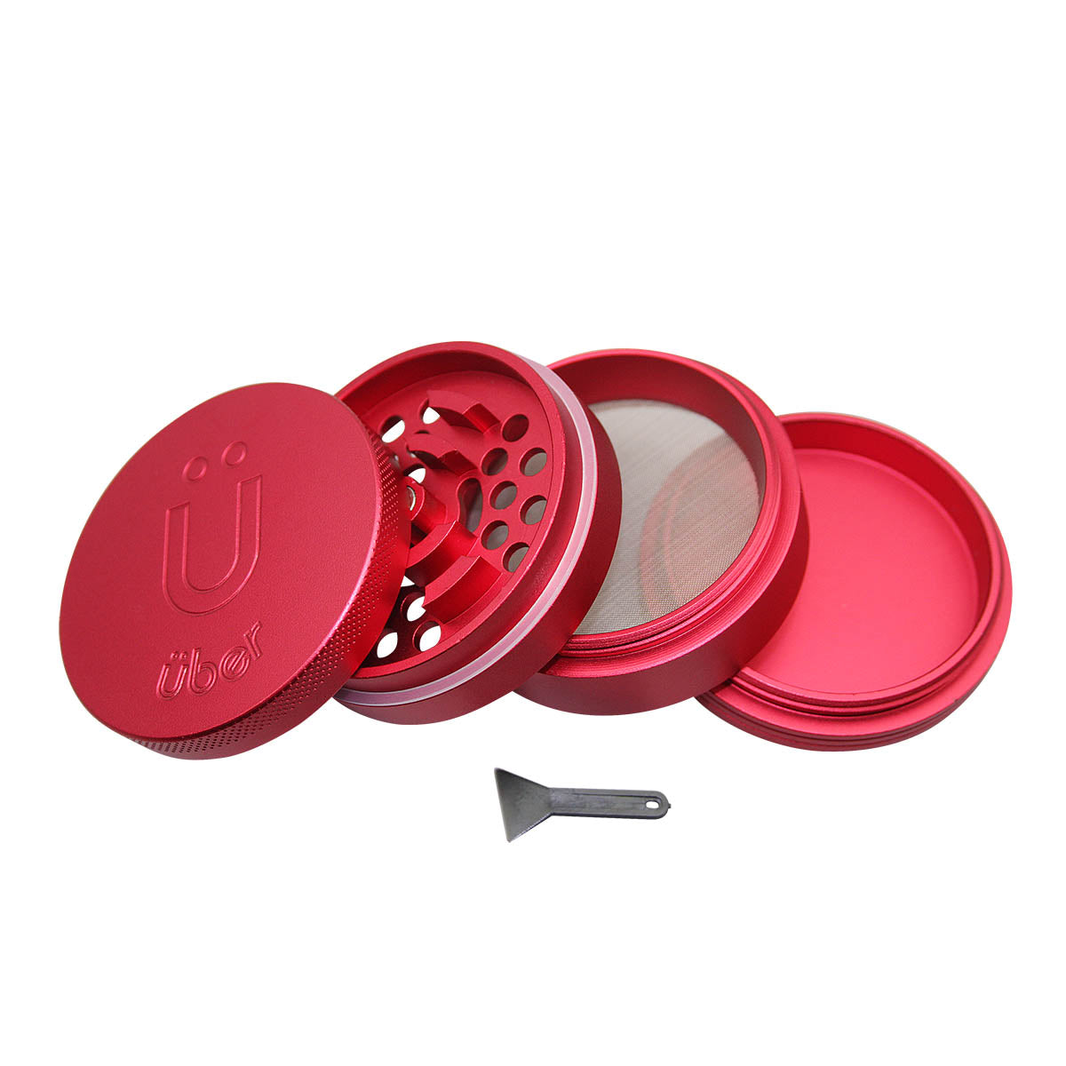 Uber 5.0 Grinder 4pc 2.5" 63mm CNC - Matte