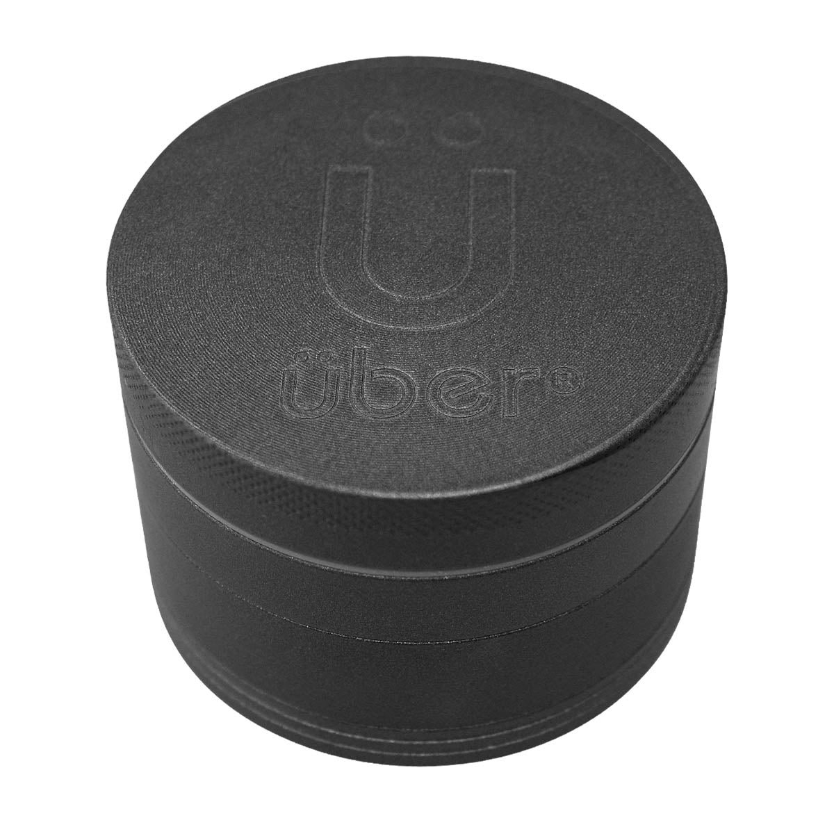 Uber 5.0 Non Stick Grinder 4pc 2.5" 63mm CNC - Matte