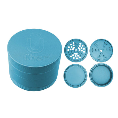 Uber 5.0 Non Stick Grinder 4pc 2.5" 63mm CNC - Matte