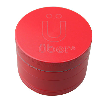 Uber 5.0 Non Stick Grinder 4pc 2.5" 63mm CNC - Matte