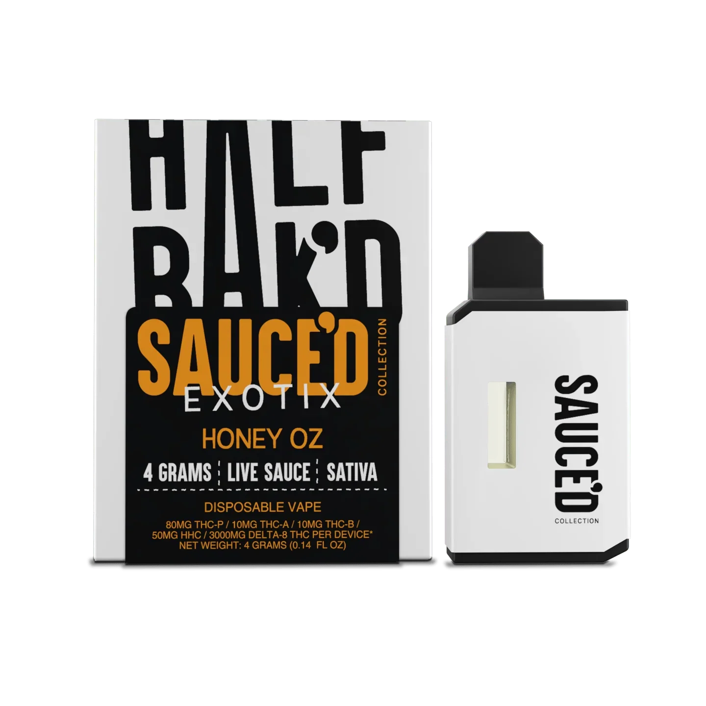 Half Bak'd Sauce'd Exotix Disposable 4G