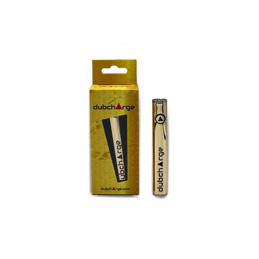 650 mAh DubCharge V3 510 Thread Vaporizer Battery - GOLD - Cart Batteries, Vape Batteries, Vape Device