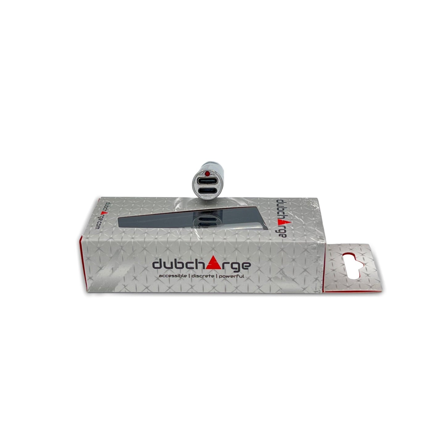 DubCharge V3 510 Thread Vaporizer Battery - Platinum | 650 mAh Vape Pen