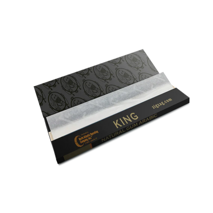 Zig Zag Black Box - 32 Leaves Papers Per Pack - King Size Rolling - 24 Counts Per Box