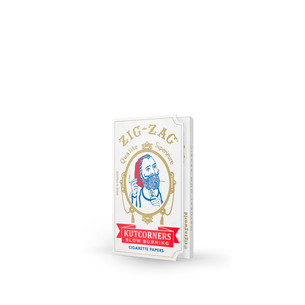 Zig Zag Kutcorner White - 1.25 - 24 Packs Per Display