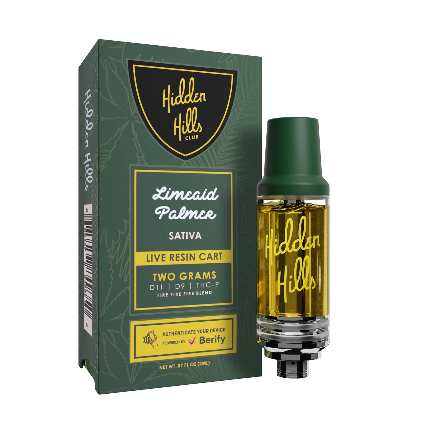 HIDDEN HILLS LIVE RESIN CARTRIDGE 2G