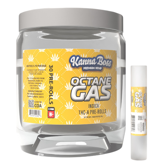 KANNA BOSS OCTANE GAS THC-A - 30 CT PRE-ROLL