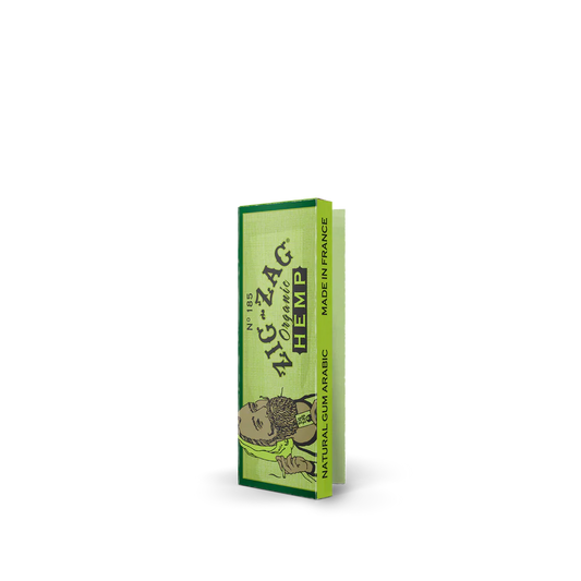 Zig Zag Ultra Thin Unbleached Natural Gum Arabic Organic Hemp - 24 In Box