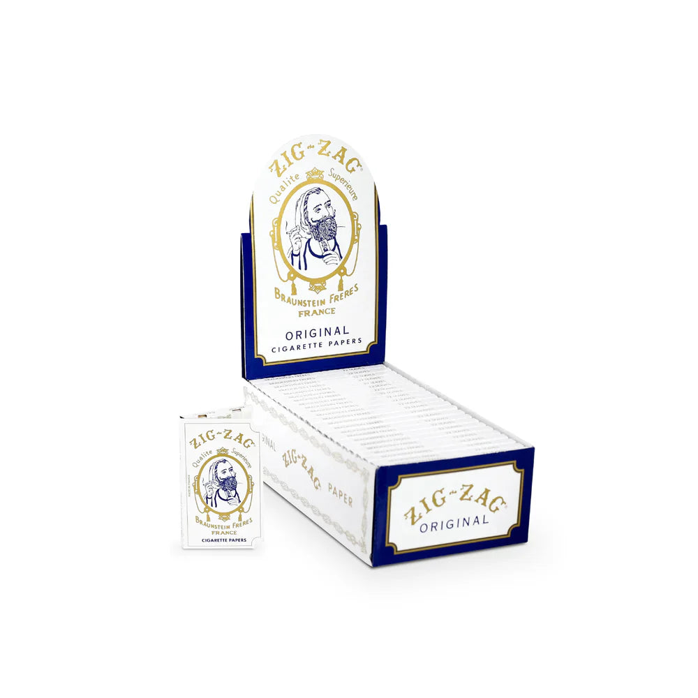 Zig-Zag Original White Cigarette Papers - 24 Booklets