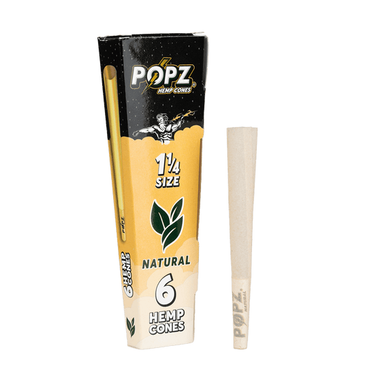 King Palm - 1 1/4 Size Hemp Cones - 6 Counts Per Pack - 30 Packs Per Box