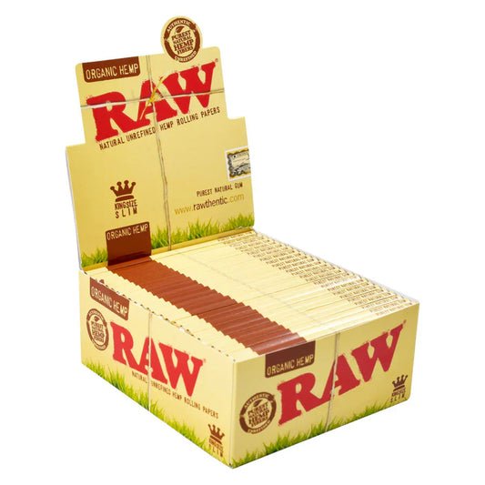 Raw Organic Hemp King Size Slim - 50 In Box