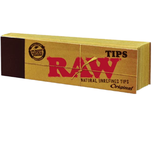 Raw Natural Unrefined Tips - 1 Book or Box of 50 Books