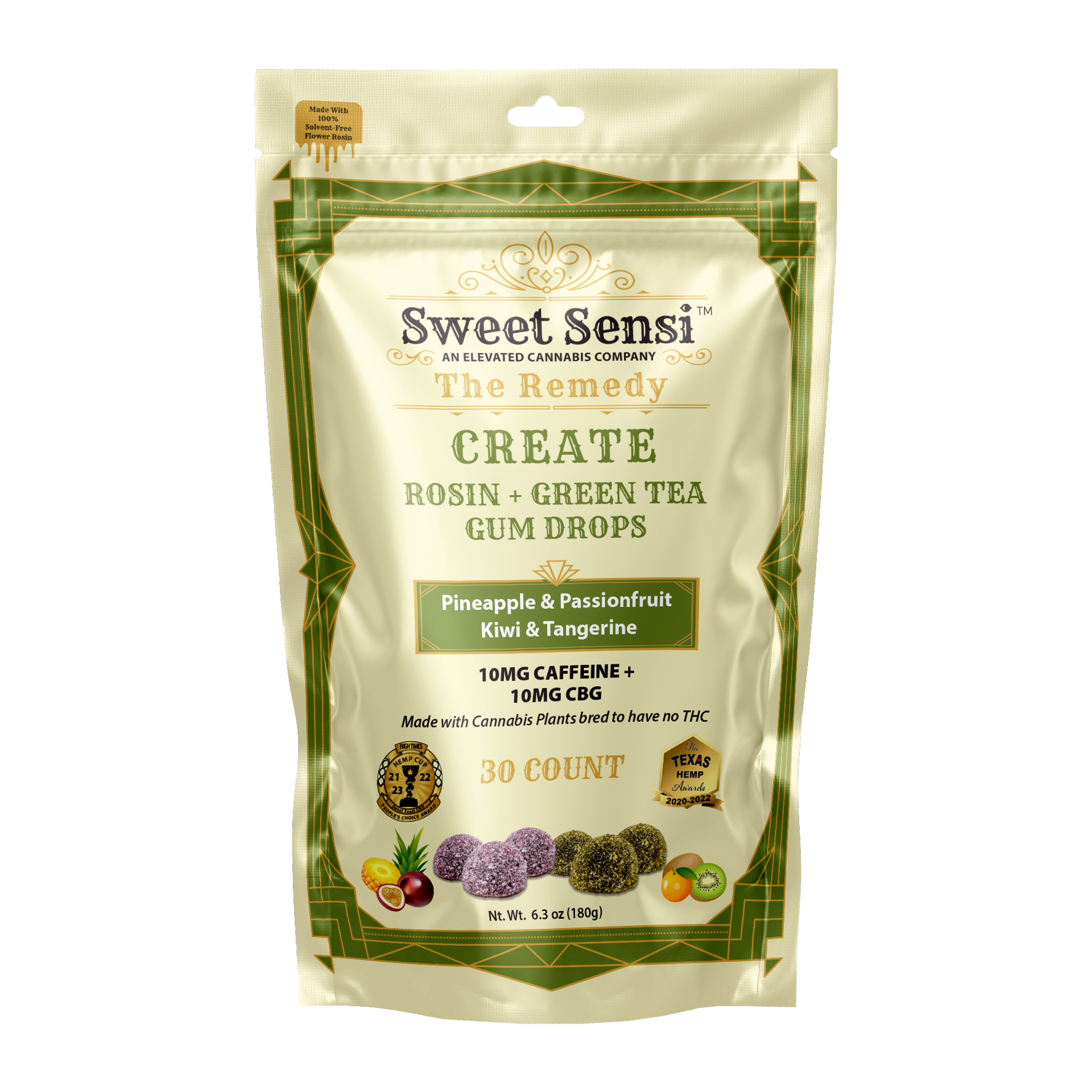 Sweet Sensi Create Gum Drops (Caffeine + CBG)