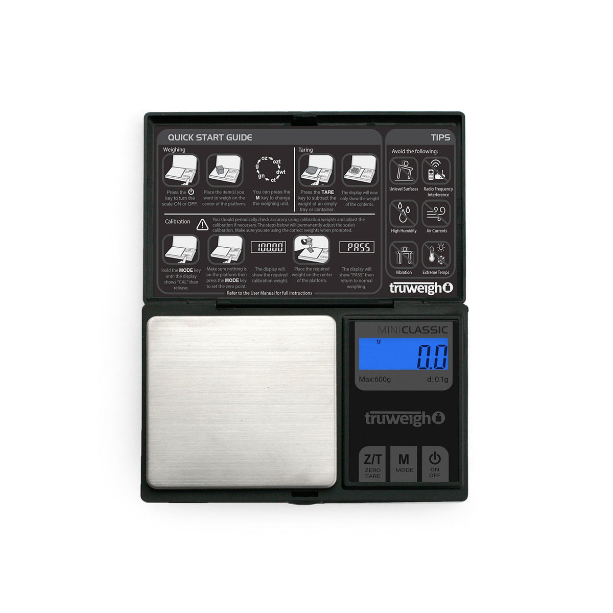 Truweigh Mini Classic Digital Scale 600g x 0.1g