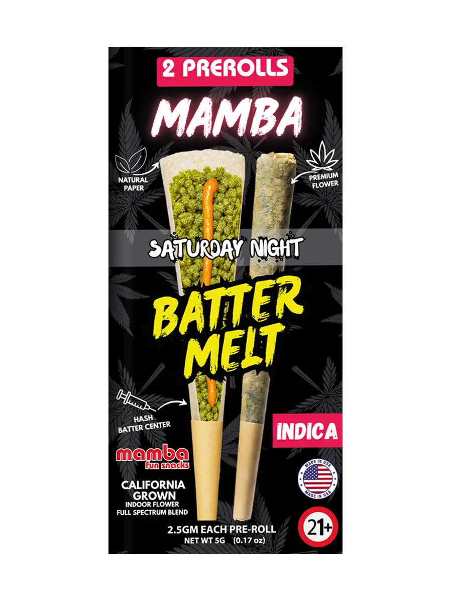Mamba Batter Melt THCa Prerolls 2ct