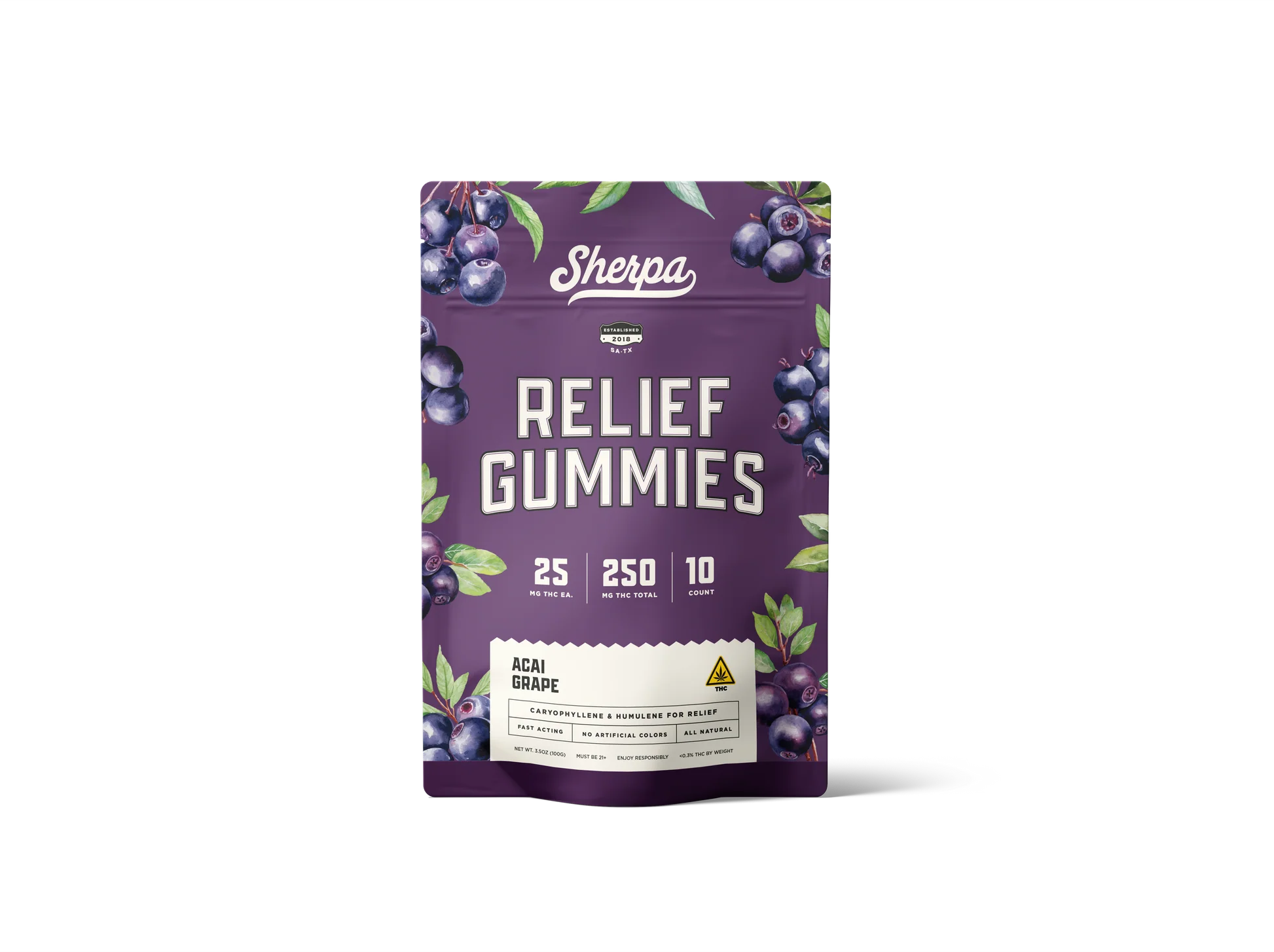 Sherpa D9 Gummies 300mg