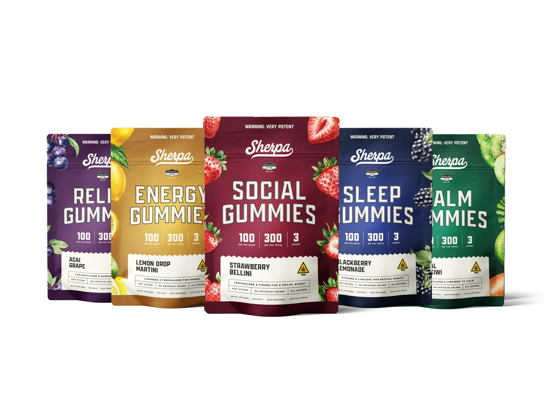 Sherpa D9 Gummies 300mg