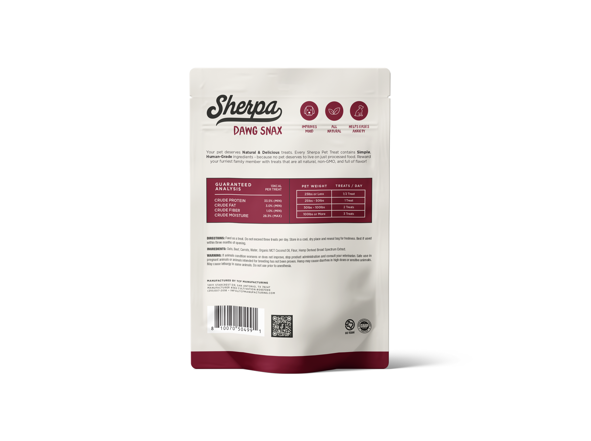 Sherpa Dawg Snax CBD Pet Treats