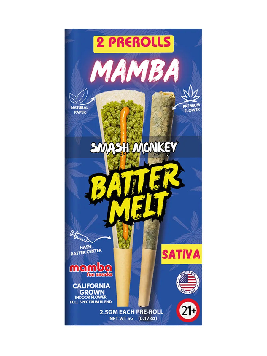 Mamba Batter Melt THCa Prerolls 2ct