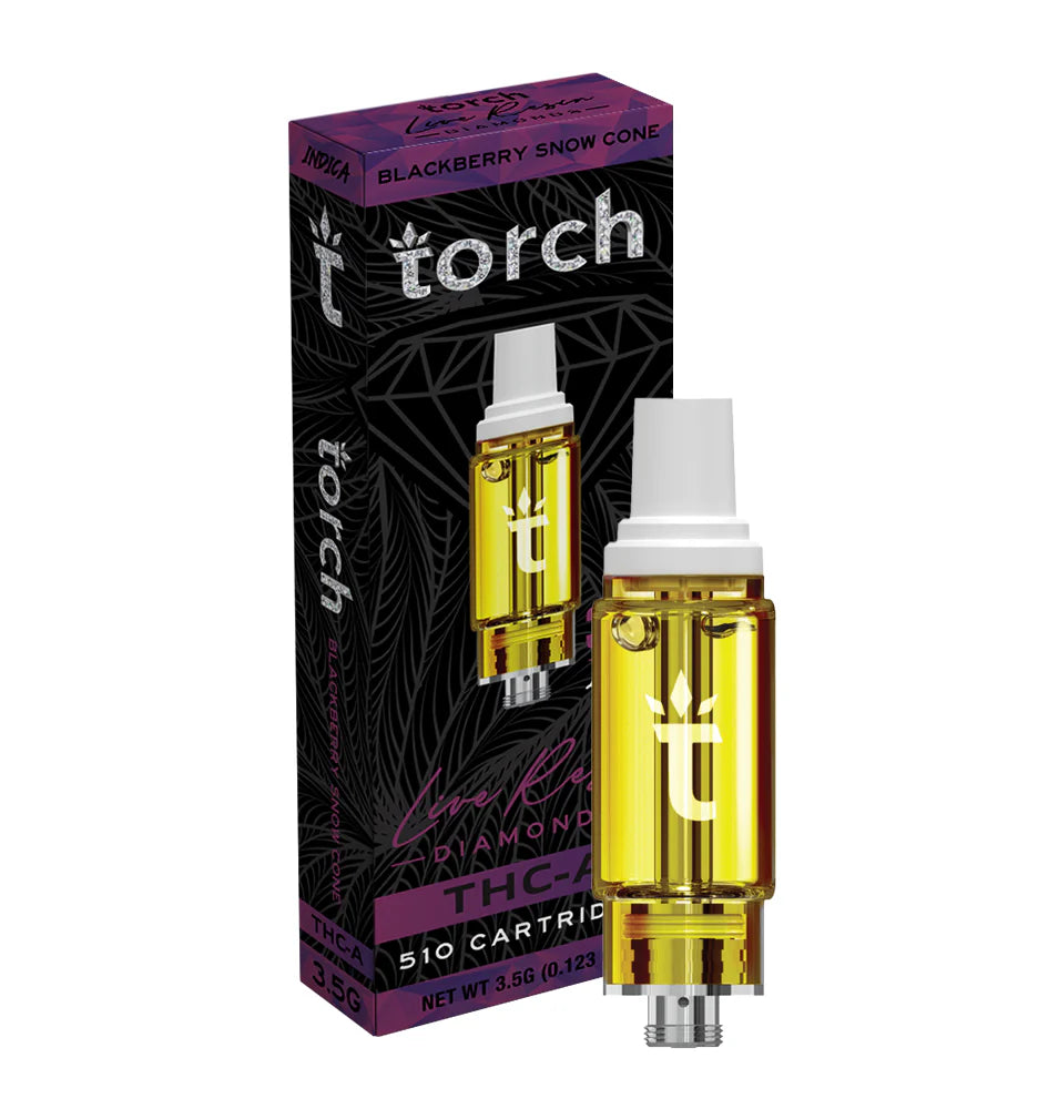 Torch THC-A Live Resin Diamonds 510 Cartridge 3.5G