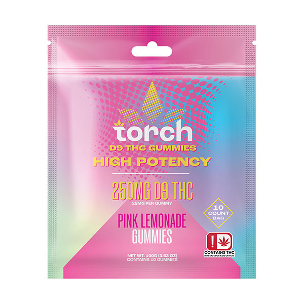 Torch High Potency D9 Gummies | (10ct) 250mg