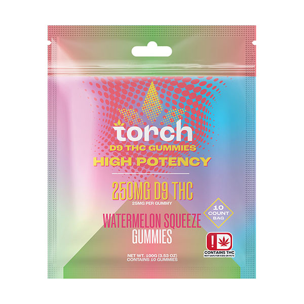Torch High Potency D9 Gummies | (10ct) 250mg