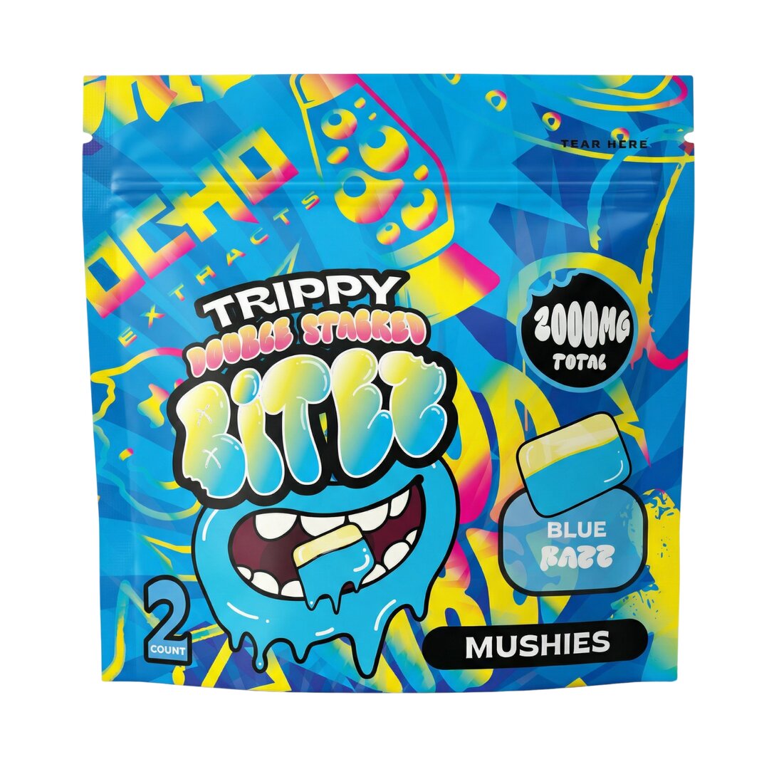 Trippy Double Stacked Mushroom Bitez - 2000mg (2ct)