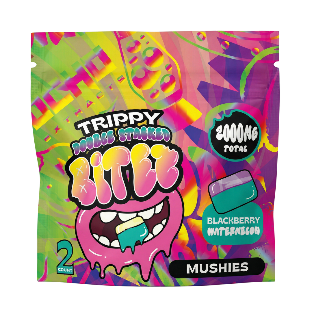 Trippy Double Stacked Mushroom Bitez - 2000mg (2ct)
