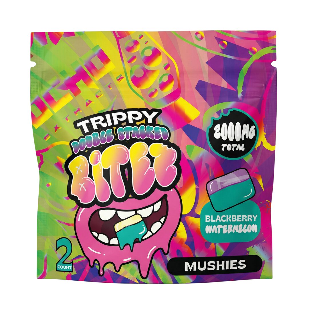 Trippy Double Stacked Mushroom Bitez - 2000mg (2ct)